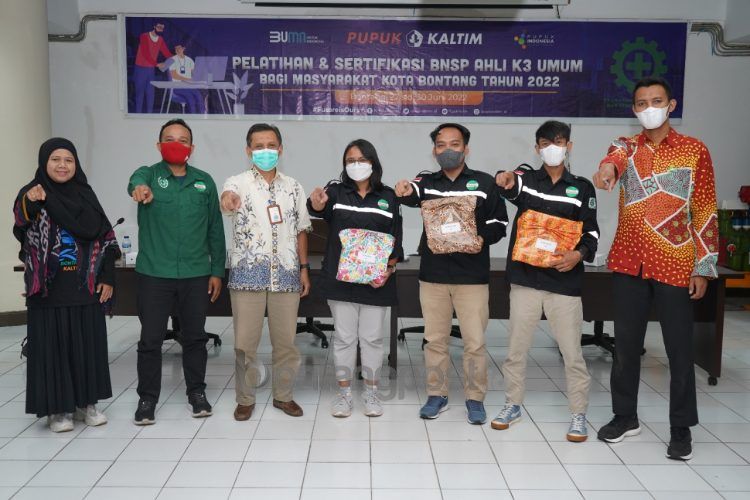 PKT gelar pelatihan dan sertifikasi Ahli K3 Umum sesuai standar Badan Nasional Sertifikasi Profesi (BNSP) bagi warga Bontang