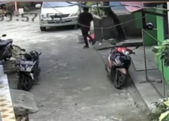 Maling Ponsel di Gunung Sari Terekam CCTv, Polisi Kejar Pelaku