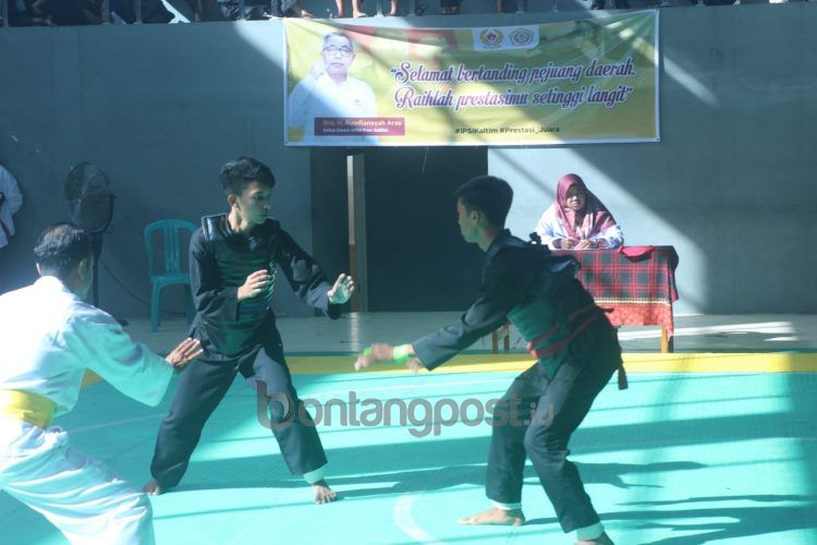 Atlet Bontang saat bertanding di Kejurda Kaltim.