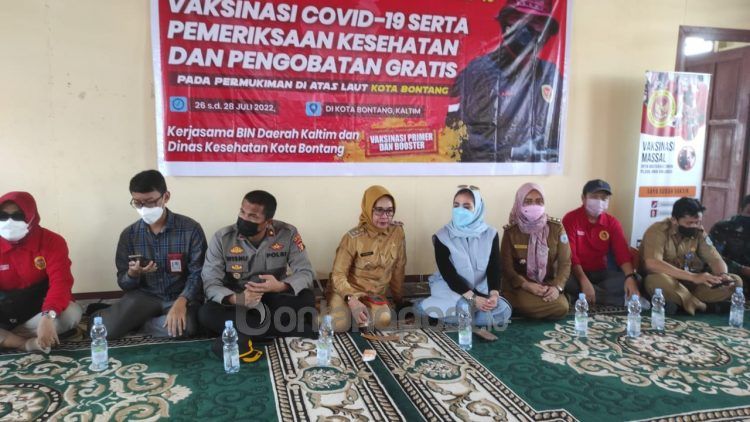 Pemkot Bontang beri layanan kesehatan gratis bagi warga Selangan, Bontang Lestari