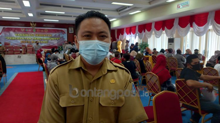 Jubir Satgas Covid-19 Bontang Adi Permana (Nasrullah/bontangpost.id)