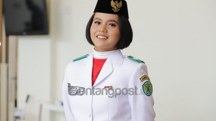 Fulgentia sukses jadi bagian Paskibraka di Istana Negara