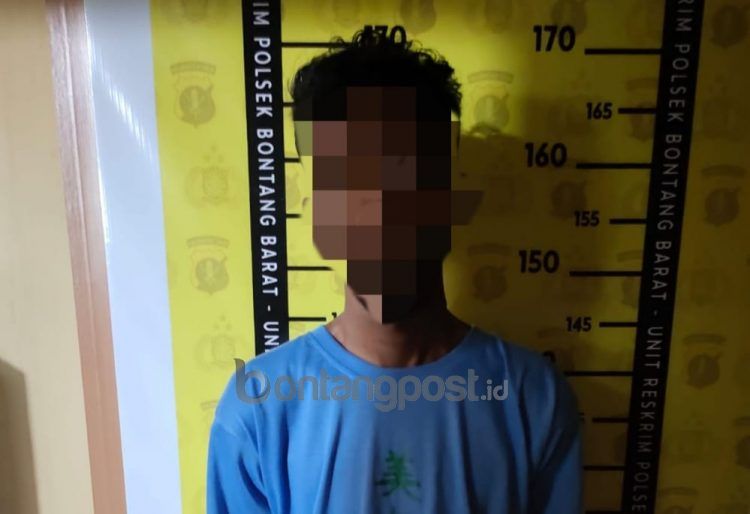 Tersangka kasus pencurian ditahan di Mapolsek Bontang Utara