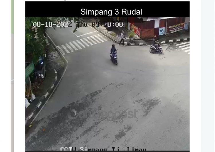 Salah satu titik CCTv yang bisa diakses yakni simpang Tanjung Limau