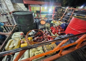 BREAKING NEWS! Polres Bontang Bongkar Penimbunan 1 Ton Solar