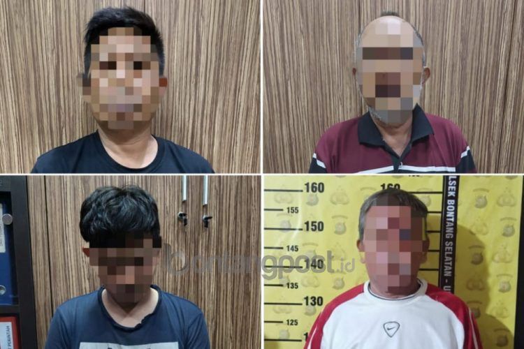 Empat bandar togel diringkus polisi.