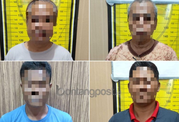 Empat tersangka kasus judi diringkus polisi