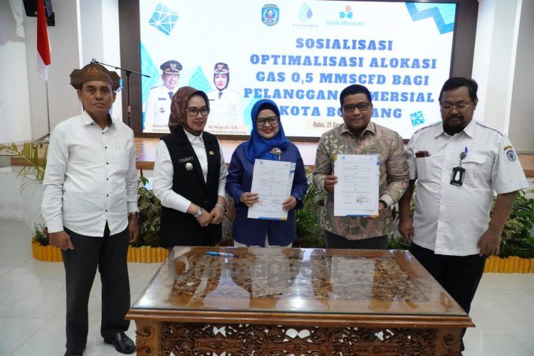 Wakil Wali Kota Bontang Najirah mendorong masyarakat khususnya pelaku usaha untuk segera beralih menggunakan jargas