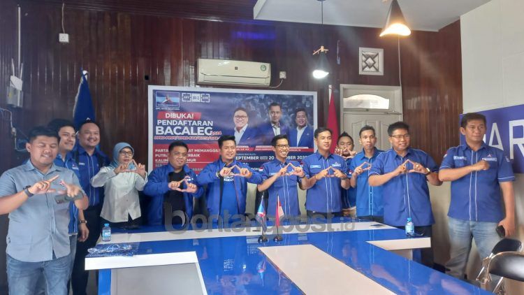 DPC Partai Demokrat Bontang mulai membuka pendaftaran bakal calon legislatif 2024 (Lutfi Rahmatunnisa'/bontangpost.id)