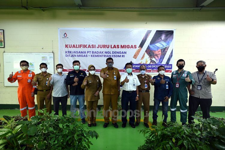 Kegiatan Kualifikasi Juru Las Migas 2022 resmi dimulai (Corporate Communication & General Support Badak LNG)