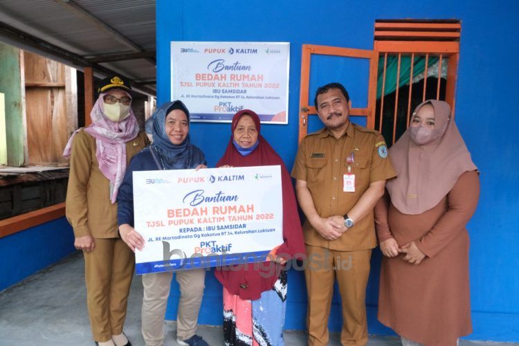 Pupuk Kaltim kembali salurkan bantuan bedah rumah bagi masyarakat kurang mampu di sekitar perusahaan