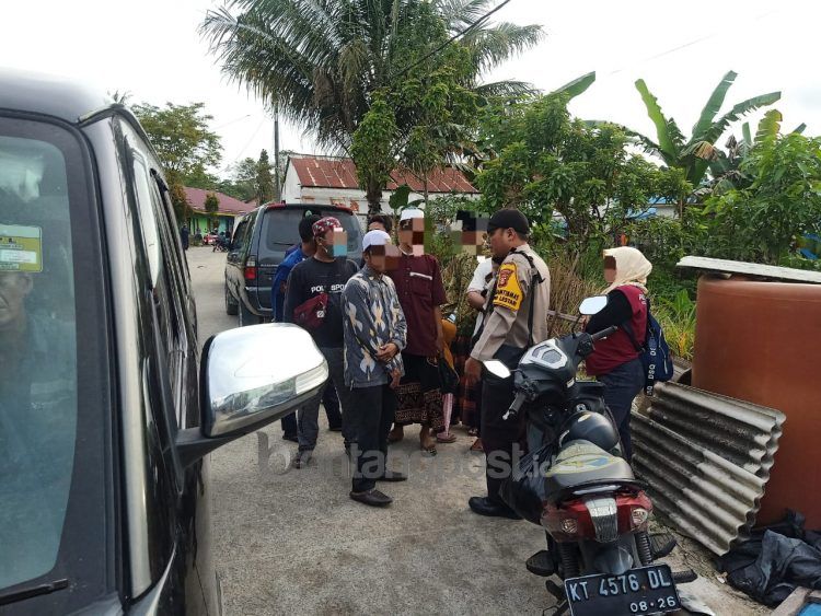 Polisi mendatangi lokasi ponpes tempat terjadinya pelecehan seksual terhadap santriwati