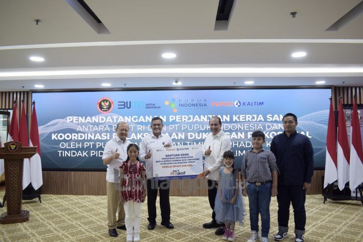 PKT bekerja sama dengan BNPT menyalurkan bantuan dana pendidikan dan kesehatan, serta koordinasi dukungan psikososial terhadap korban tindak terorisme wilayah Kalimantan Timur