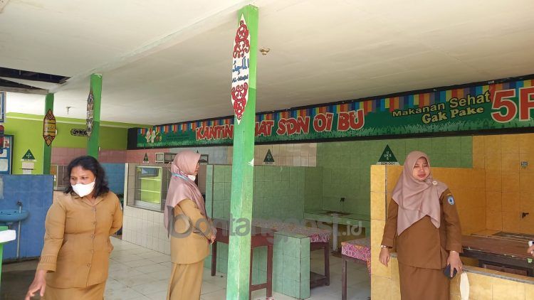 Pihak sekolah akan kembali memanggil pedagang untuk berjualan jika koperasi sekolah sudah dibentuk (Lutfi Rahmatunnisa'/bontangpost.id)