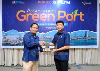 Pupuk Kaltim gelar assessment Green Port 2022 oleh tim dari ID Survey selaku asesor perwakilan dari Kementerian Koordinator Kemaritiman dan Investasi