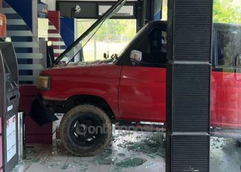Hantam ATM Badak LNG, Sopir Diminta Ganti Rugi