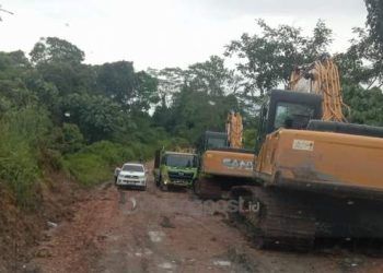 Aktivitas pertambangan ilegal di Muang Dalam mulai disisir polisi, sudah ada dua orang ditetapkan tersangka dengan barang bukti dua ekskavator dan 1.000 metrik ton batu bara.