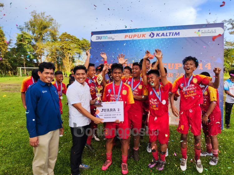 Pupuk Kaltim bekerja sama dengan Akademi Sepakbola Pelangi Mandau, gelar turnamen PKT Junior CUP U-14