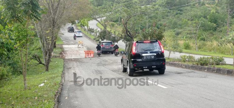 Jalan di Bontang Lestari butuh perbaikan
