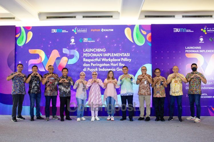 Pupuk Kaltim dukung penuh pedoman implementasi Respectful Workplace Policy (RWP) yang digagas Pupuk Indonesia Grup