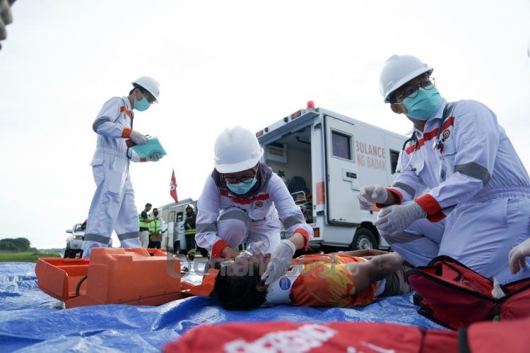 Simulasi keadaan darurat Badak LNG