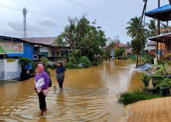 Sekolah di Guntung Terendam Banjir, Aktivitas Belajar Mengajar Dihentikan