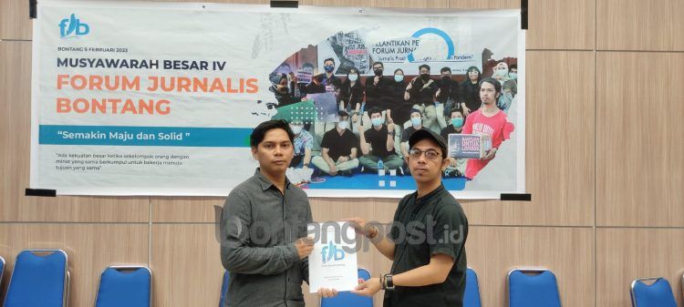 Herdi Jaffar Resmi Pimpin Forum Jurnalis Bontang