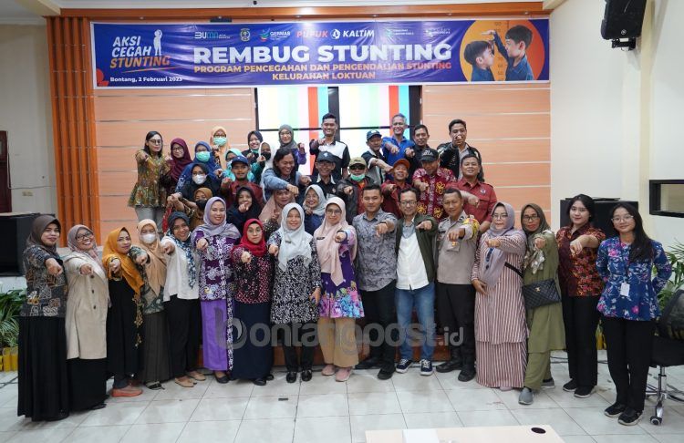 Pupuk Kaltim bersama pemerintah dan masyarakat menggelar rembug tingkat Kelurahan, untuk memastikan integrasi pelaksanaan intervensi penurunan stunting