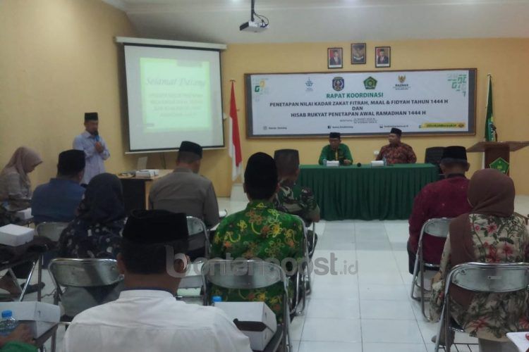 Rapat penetapan zakat di Bontang