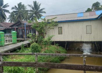 Relokasi 8 Rumah Terdampak Pembangunan Turap di Guntung Tunggu Kesepakatan Perusahaan