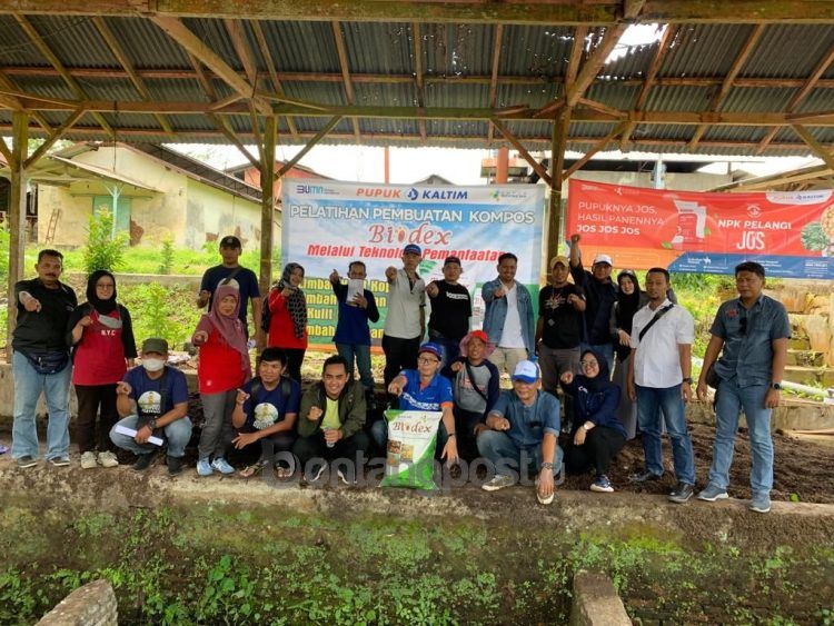 Sosialisasi dan edukasi pemupukan bagi petani di Kecamatan Kalibaru, Kabupaten Banyuwangi Jawa Timur, yang dilakukan Pupuk Kaltim, Jumat (10/2/2023).