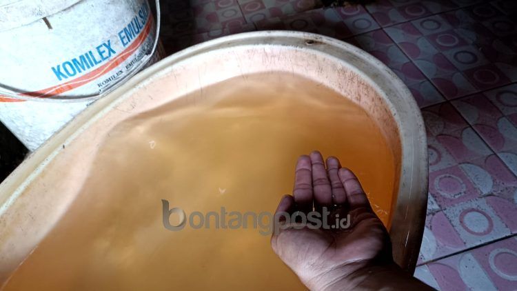 Kondisi air keruh di Loktuan