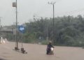 Jalan Cipto Mangunkusumo terendam banjir