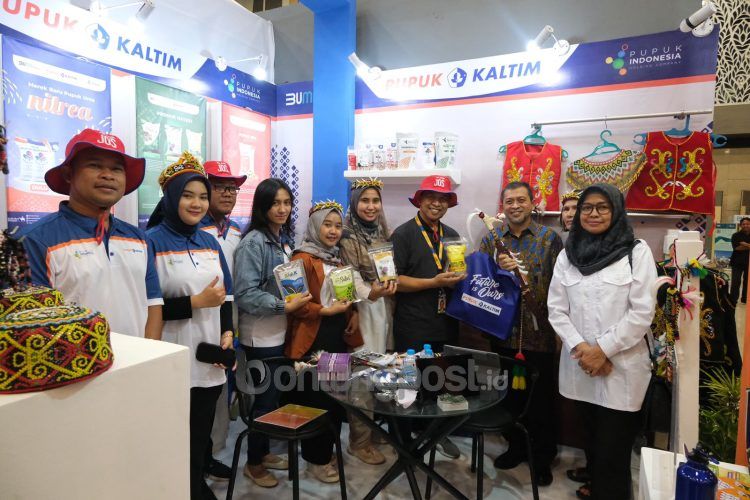 Pupuk Kaltim meriahkan Explore Borneo Kaltim Fair 2023, yang berlangsung di Convention Hall Samarinda