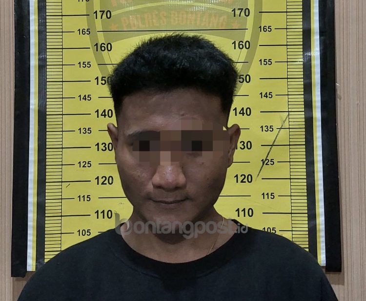 Tersangka ditahan di Mapolres Bontang