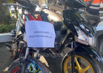 32 Motor Balap Liar di Bontang Disita Sampai Lebaran