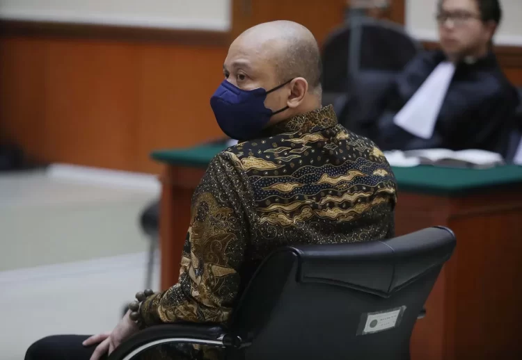 Irjen Pol Teddy Minahasa divonis hukuman penjara seumur hidup atas kasus peredaran narkotika jenis sabu yang menjeratnya. (Fedrik Tarigan/ Jawa Pos )