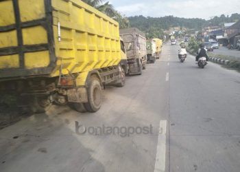 Jalan Rusak Imbas Angkutan Tambang