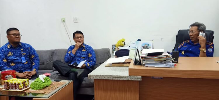 Koordinasi Tim Pertimbangan Hukuman Disiplin Kota Bontang dengan Kepala Dinas Pemadam Kebakaran dan Penyelamatan Bontang