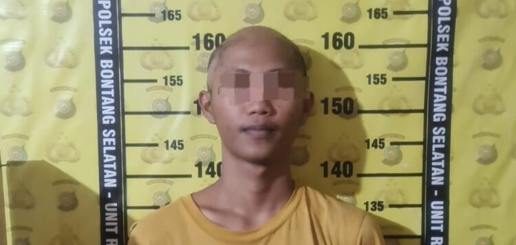 Tersangka diringkus di Mapolsek Bontang Selatan