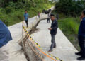 Baru tiba bulan rampung, jalan provinsi yang menghubungkan Samarinda-Sangasanga-Muara Jawa-Samboja rusak