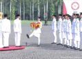 Siswi Kelas XII SMA Yayasan Vidya Dahana Patra (Vidatra), Fulgentia Marianne jadi pembawa baki duplikat bendera merah putih pada Hari Lahir Pancasila di Jakarta (Ist)