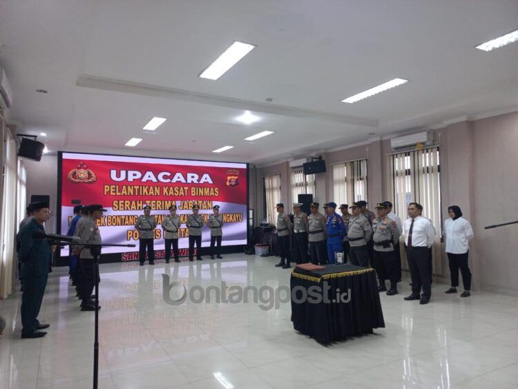 Sertijab Kapolsek Bontang Selatan dan Marangkayu