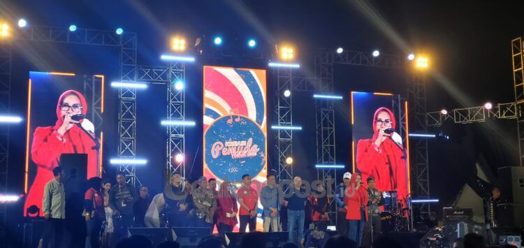 Wawali Najirah saat pembukaan event Kreasi Pemuda Hebat.