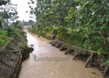 Turap Ambruk di Sungai HOP Segera Diperbaiki, Habiskan Anggaran Rp 1,3 Miliar