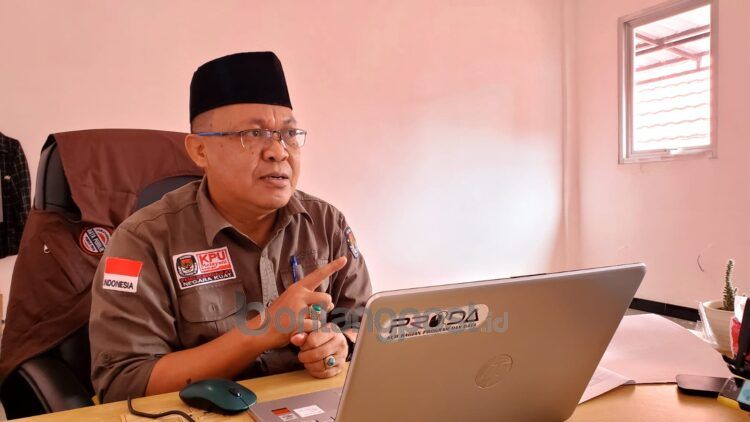 Komisioner KPU Divisi Perencanaan Data dan Informasi Antoni Lamini