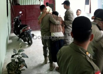 Mengamuk dan Ancam Bunuh Orangtua, ODGJ di Guntung Diamankan Satpol PP