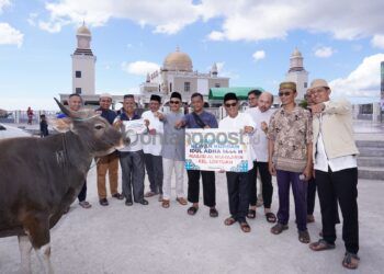 Salurkan 146 Hewan Kurban, Pupuk Kaltim Sasar 6.351 Mustahik di Bontang
