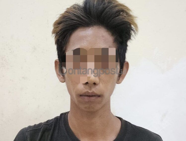 Tersangka ditahan di Mapolres Bontang
