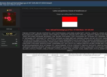 337 Juta Data Dukcapil Diduga Bocor dan Dijual di Dark Web